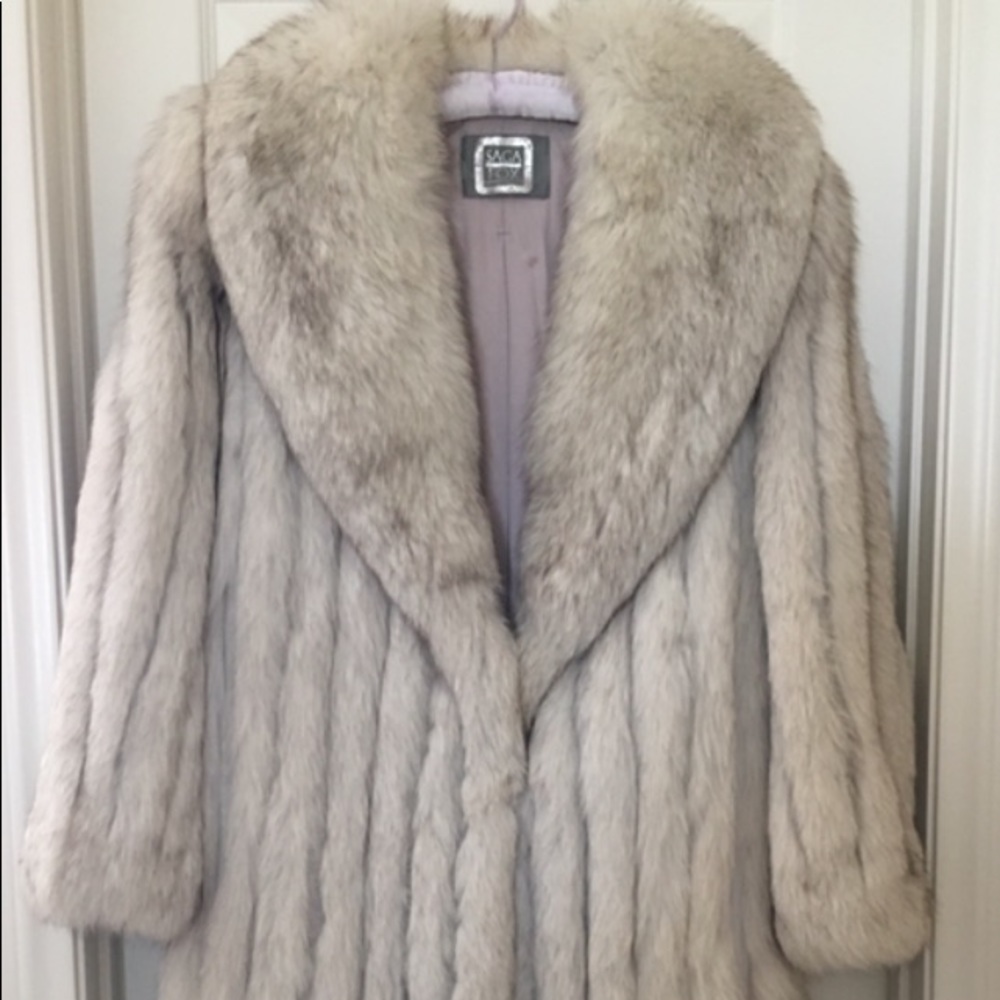 Fox fur coat